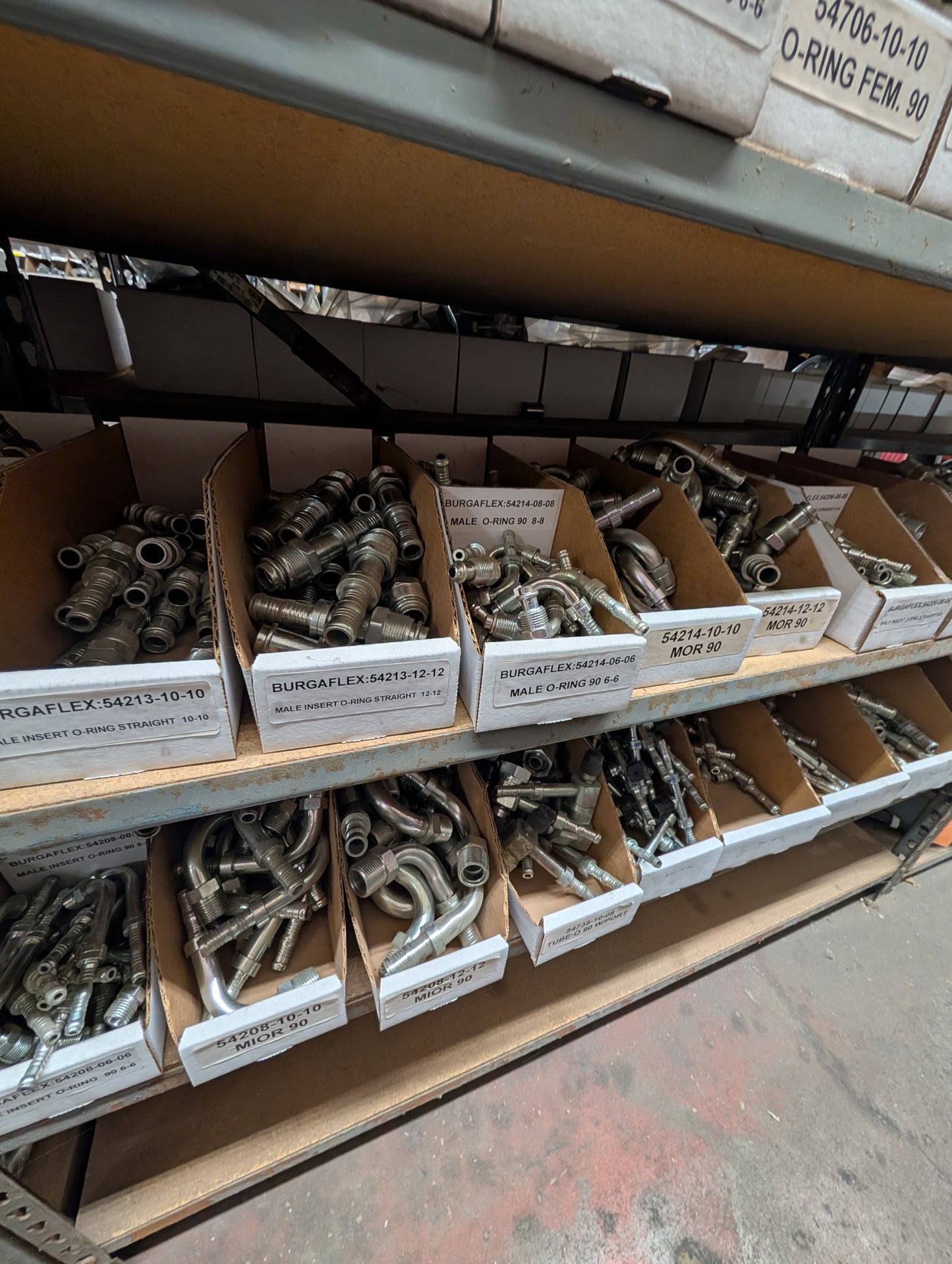 BURGAFLEX FITTINGS & CAGES-LOT