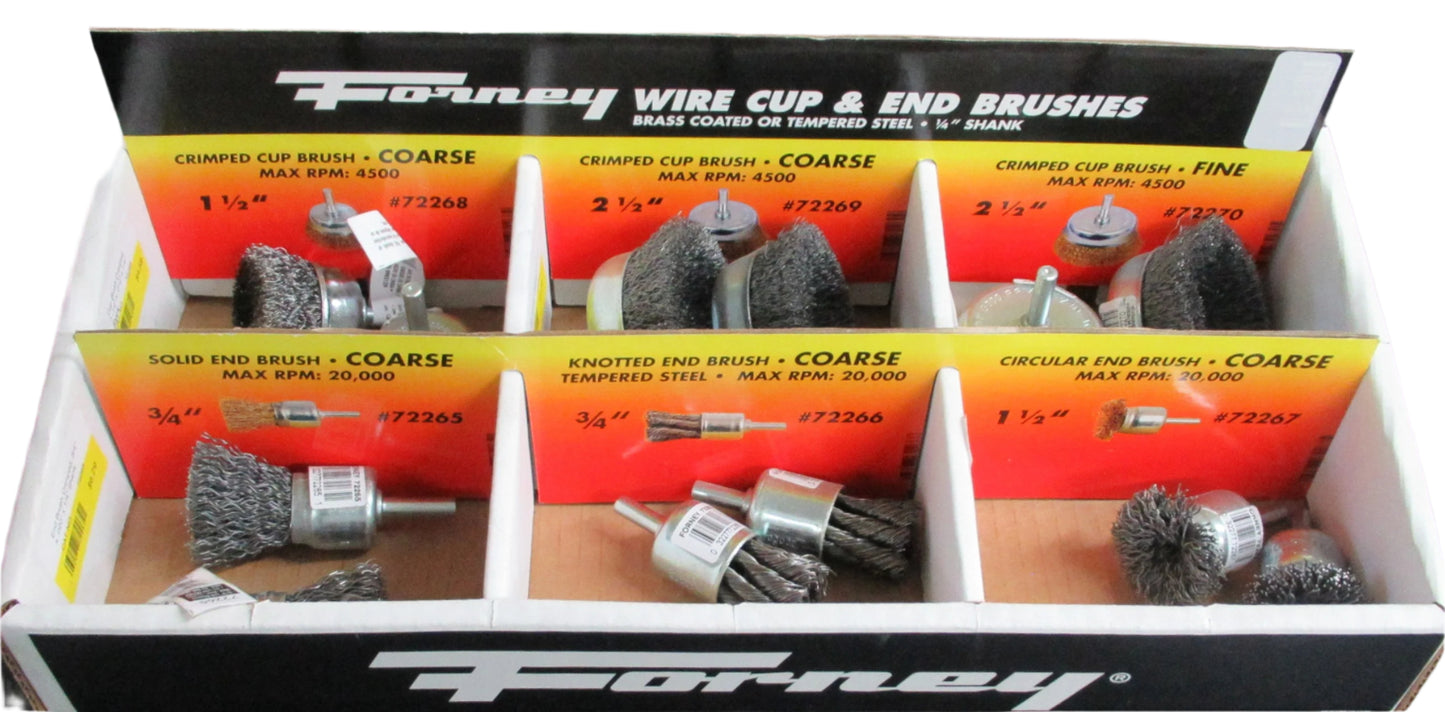 WIRE CUPS & END BRUSHES WITH SHANK